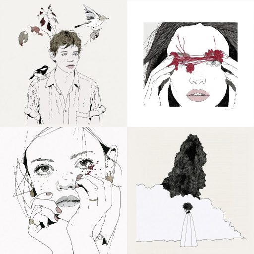 Frayed Ink Portraits — sref.site