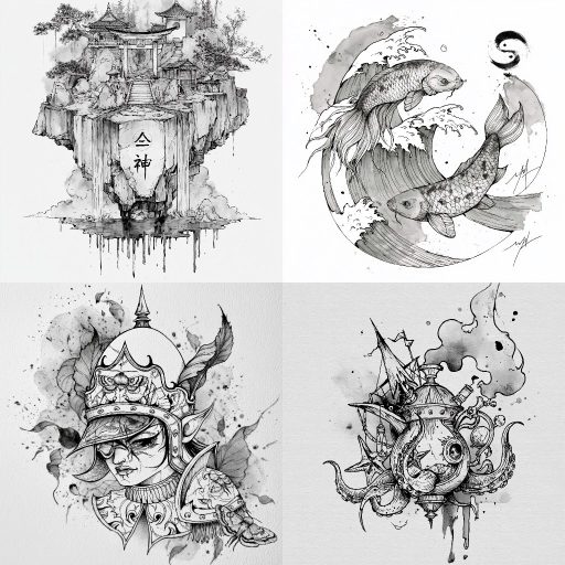 Whispered Ink Sumi — sref.site