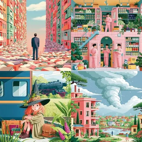 粉彩水泥水粉 — sref.site