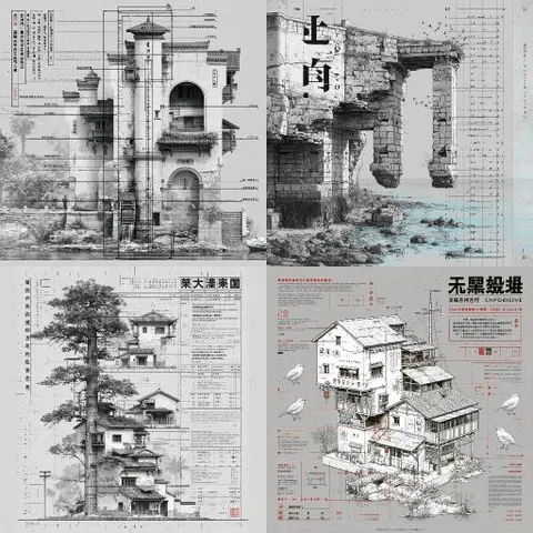 石質藍圖製圖 — sref.site