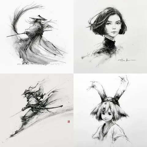 Erratic Brush Ink — sref.site