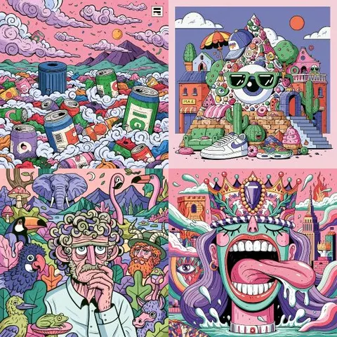 平面糖果普普 — sref.site