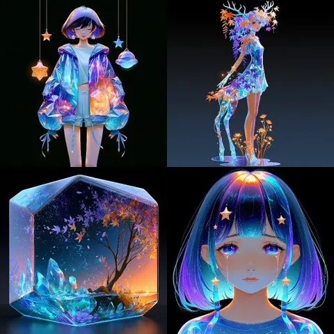 宇宙玻璃動漫 — sref.site