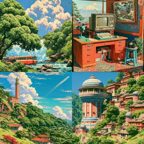 懷舊像素動畫 — sref.site
