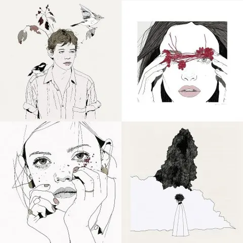 Frayed Ink Portraits — sref.site