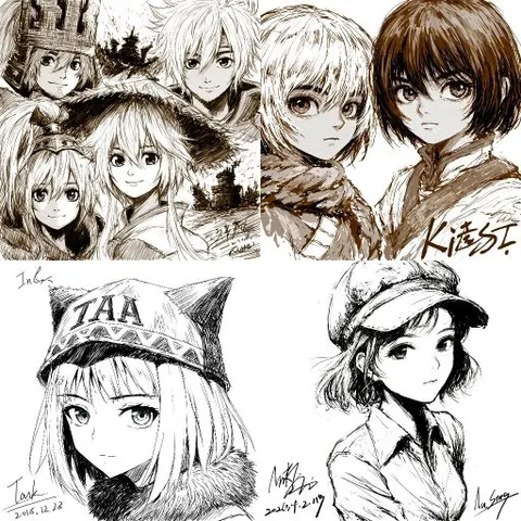 Ferrous Line Manga — sref.site