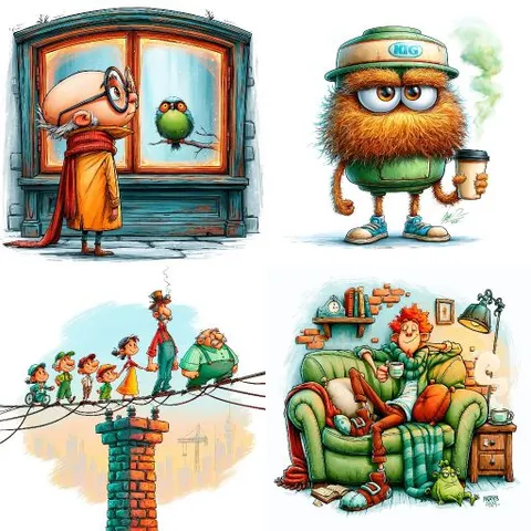 Chunky Color Gouache — sref.site
